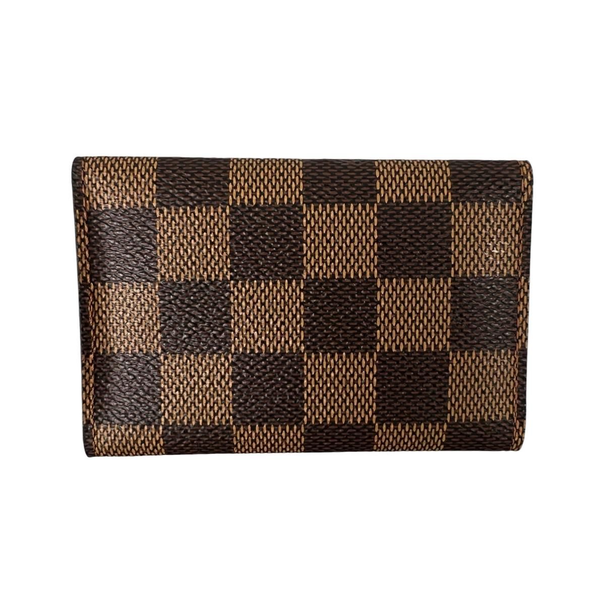 Louis Vuitton Damier Key Case for 6 Multicles 6 Brown Key Holder — view 2