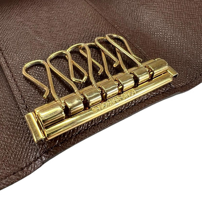Louis Vuitton Damier Key Case for 6 Multicles 6 Brown Key Holder — view 8
