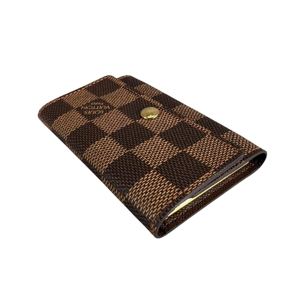 Louis Vuitton Damier Key Case for 6 Multicles 6 Brown Key Holder — view 5
