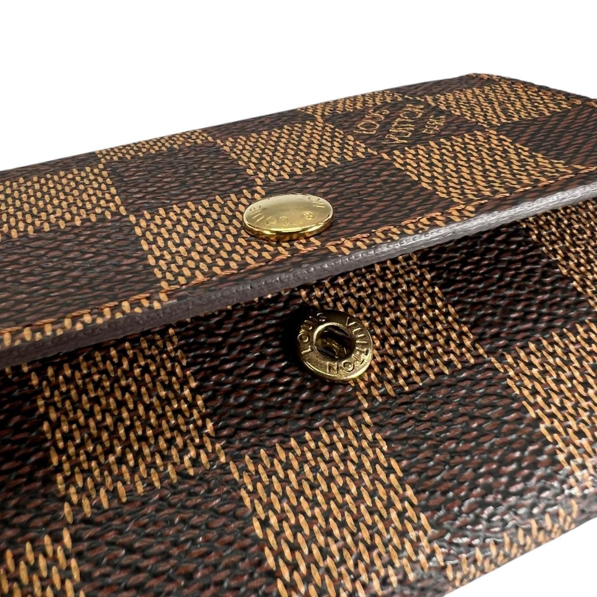 Louis Vuitton Damier Key Case for 6 Multicles 6 Brown Key Holder — view 9