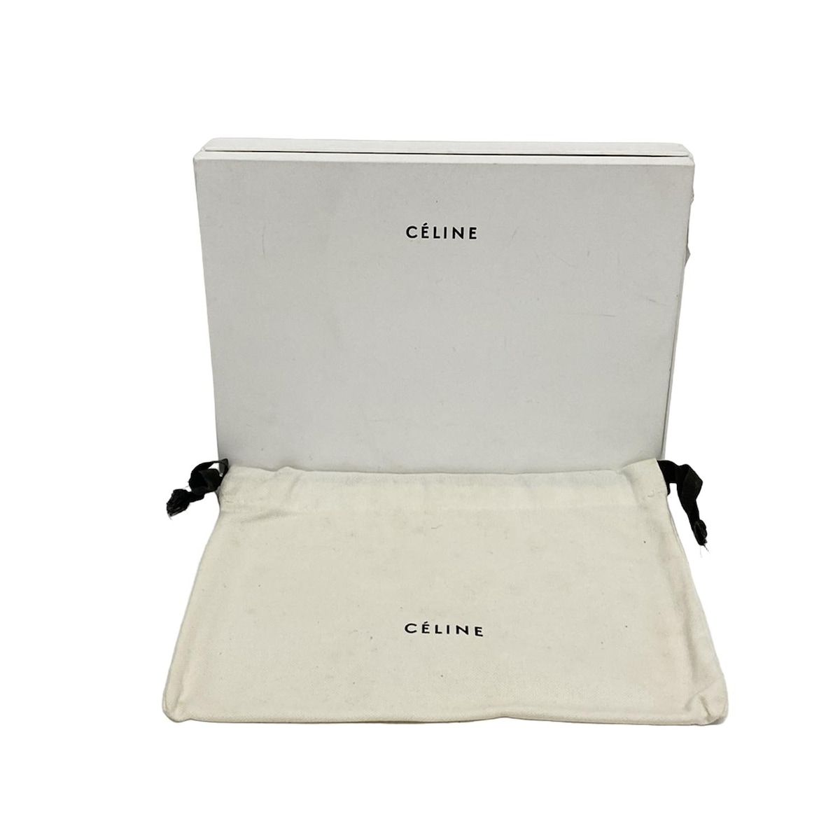 Celine Clutch Pouch Pink Bordeaux Bicolor Leather — view 7