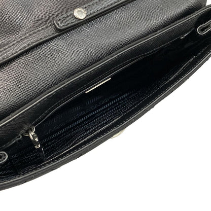Prada Shoulder Bag Black Chain Quilted — view 7