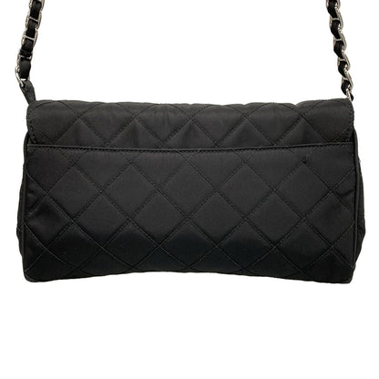 Prada Shoulder Bag Black Chain Quilted — view 3