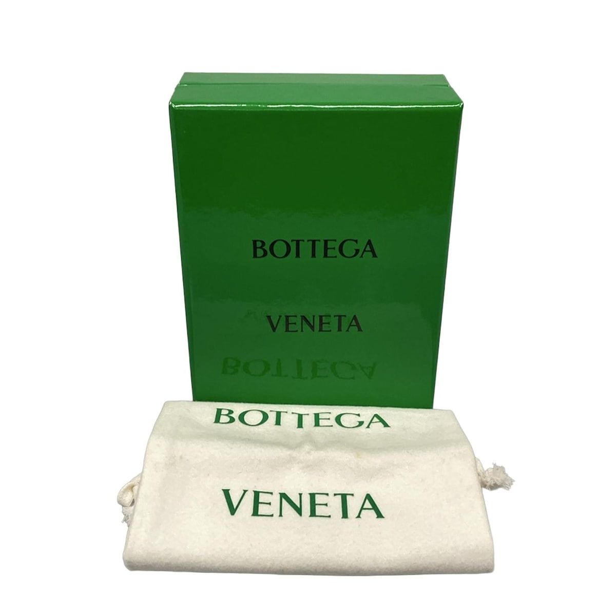 Bottega Veneta Bifold Wallet Maxi Intrecciato Light Green Leather — view 6
