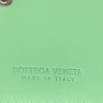 Bottega Veneta Bifold Wallet Maxi Intrecciato Light Green Leather — view 5