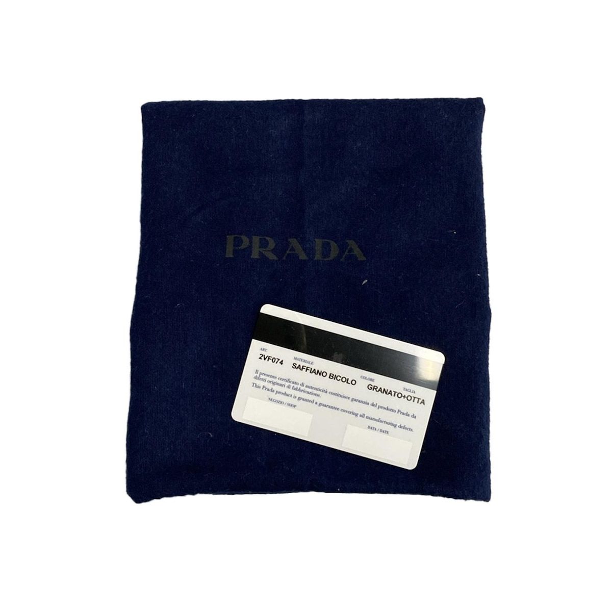 Prada Clutch Bordeaux Blue Green Bicolor Leather — view 8