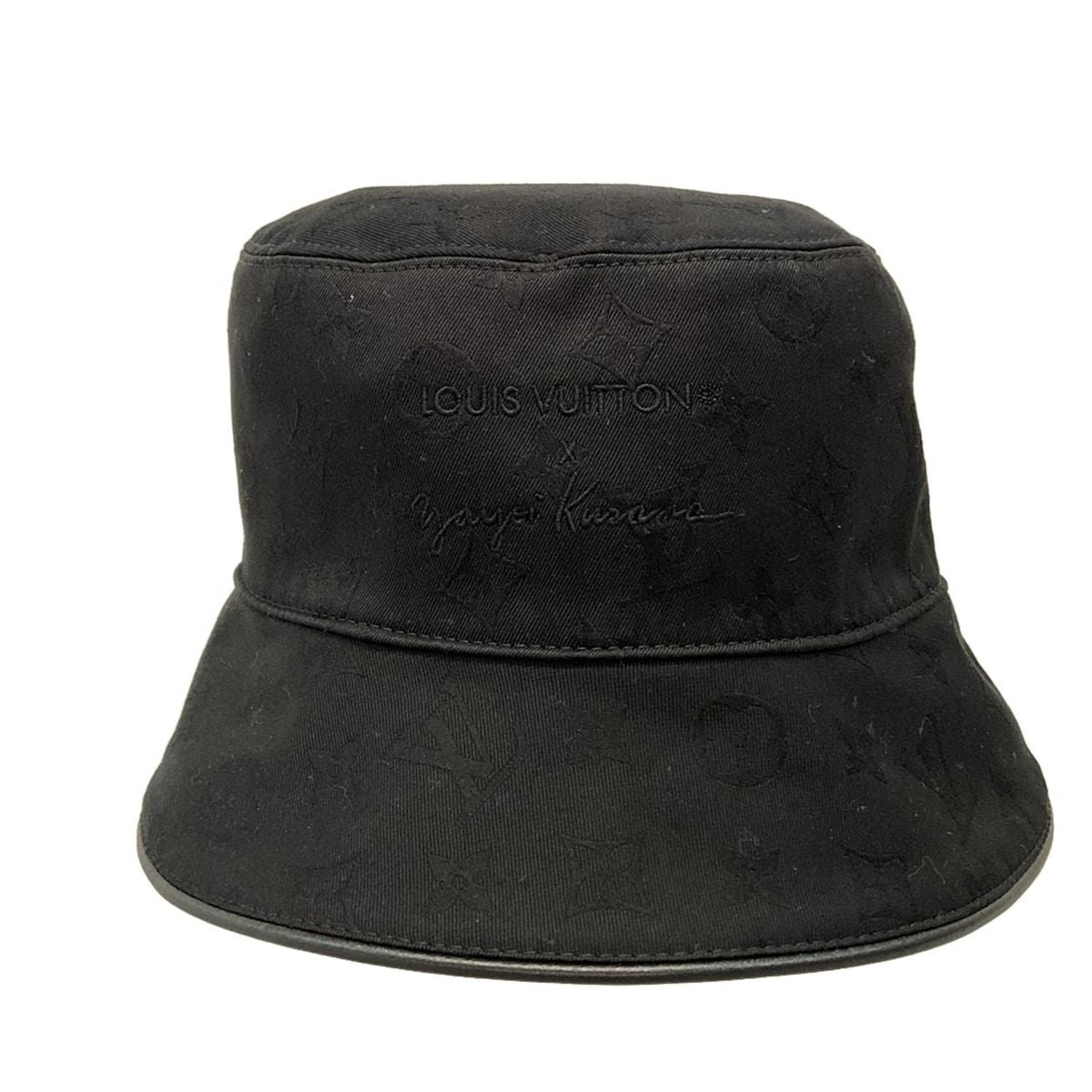 Louis Vuitton Hat LV Yk Shapo Reversible Infinity Dot Bucket Hat Black White — view 7