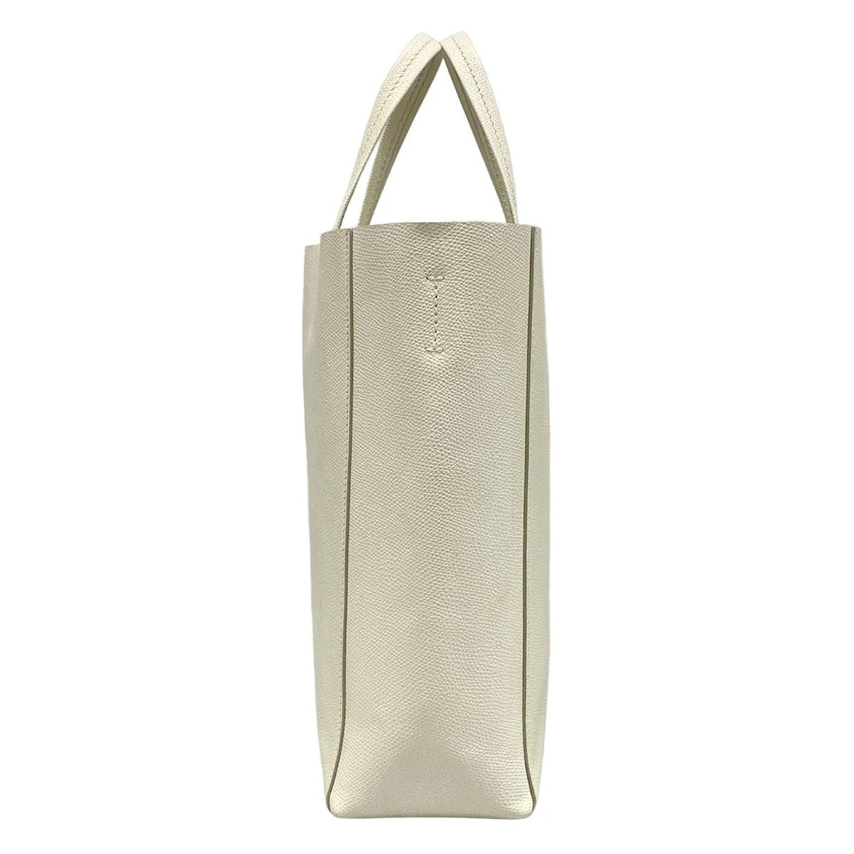 Celine Tote Vertical Cabas Mall White Leather — view 4