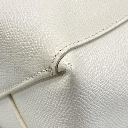 Celine Tote Vertical Cabas Mall White Leather — view 6