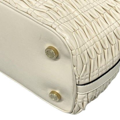 Bvlgari Handbag Isabella Rossellini Ivory Leather — view 6