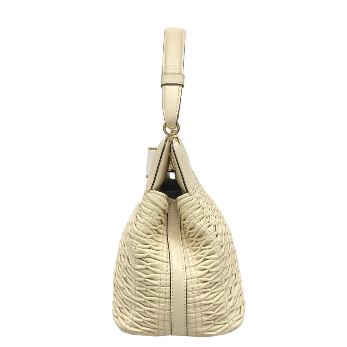Bvlgari Handbag Isabella Rossellini Ivory Leather — view 4