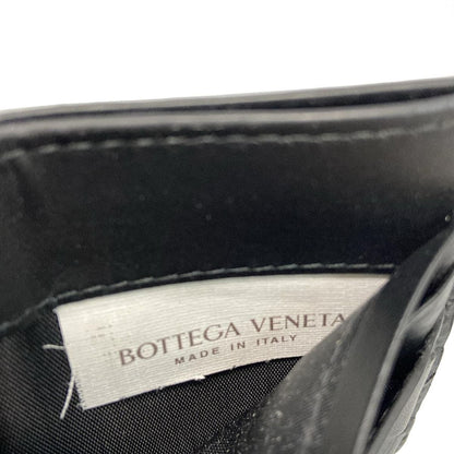 Bottega Veneta Card Case Maxi Intrecciato Black Leather — view 4