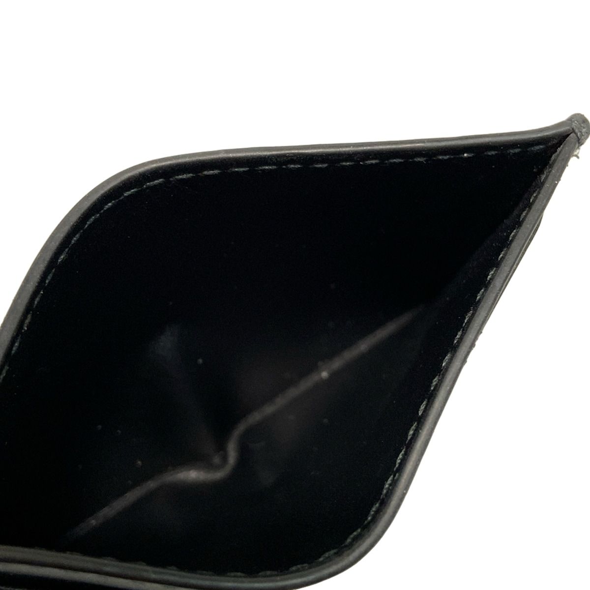 Bottega Veneta Card Case Maxi Intrecciato Black Leather — view 3