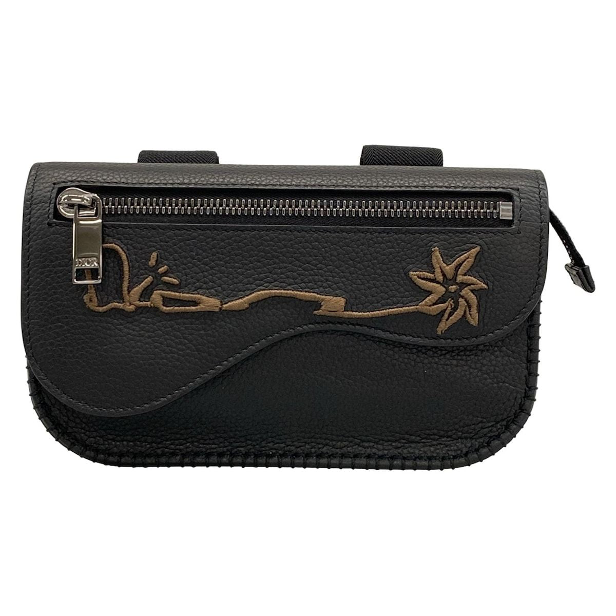 Dior Arm Pouch Black Travis Scott Cactus Jack Collaboration Leather