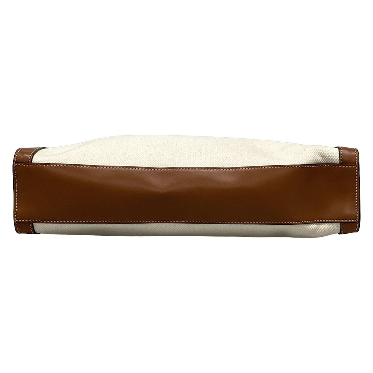 Celine Tote Large Vertical Cover Ivory Brown — view 5