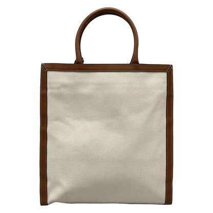 Celine Tote Large Vertical Cover Ivory Brown — view 3