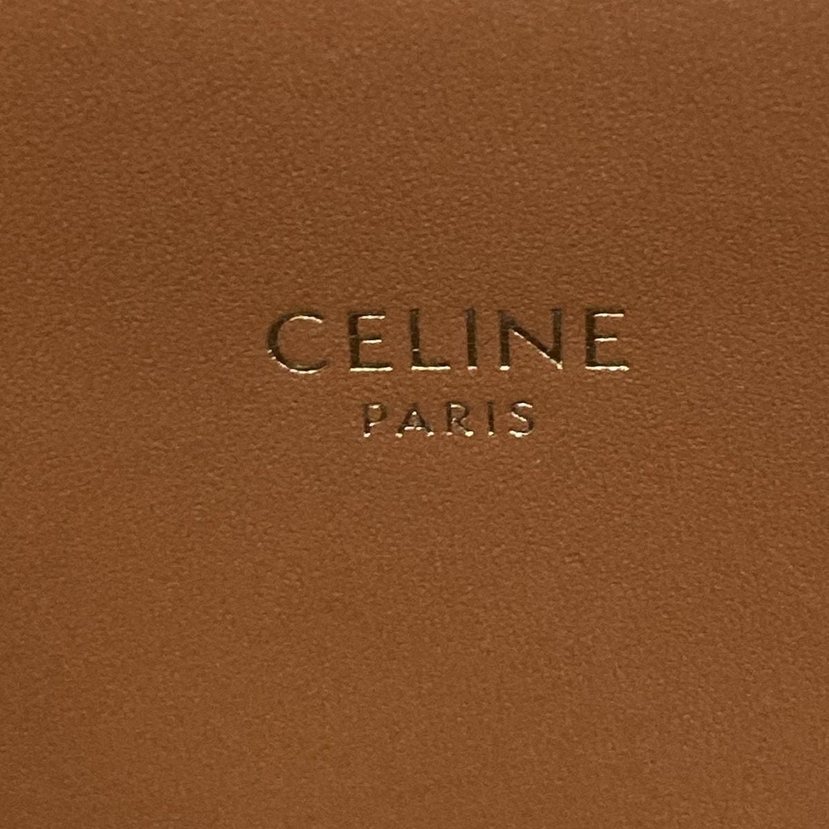 Celine Tote Large Vertical Cover Ivory Brown — view 8