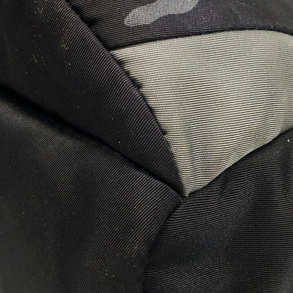 Prada Shoulder Bag Black Navy Gray Camouflage Leather — view 6