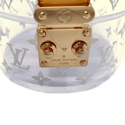 Louis Vuitton Case Bowatt Scott Clear White Beige Leather Cowhide Box — view 4