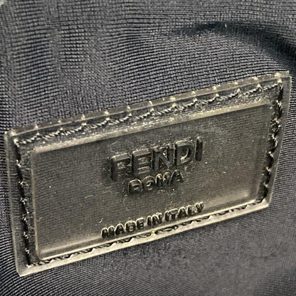 Fendi Waist Pouch Ivory Light Gray Black Logo — view 9