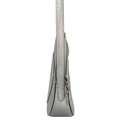Tiffany & Co Shoulder Bag Padded Crossbody Silver Quilted Leather — view 2