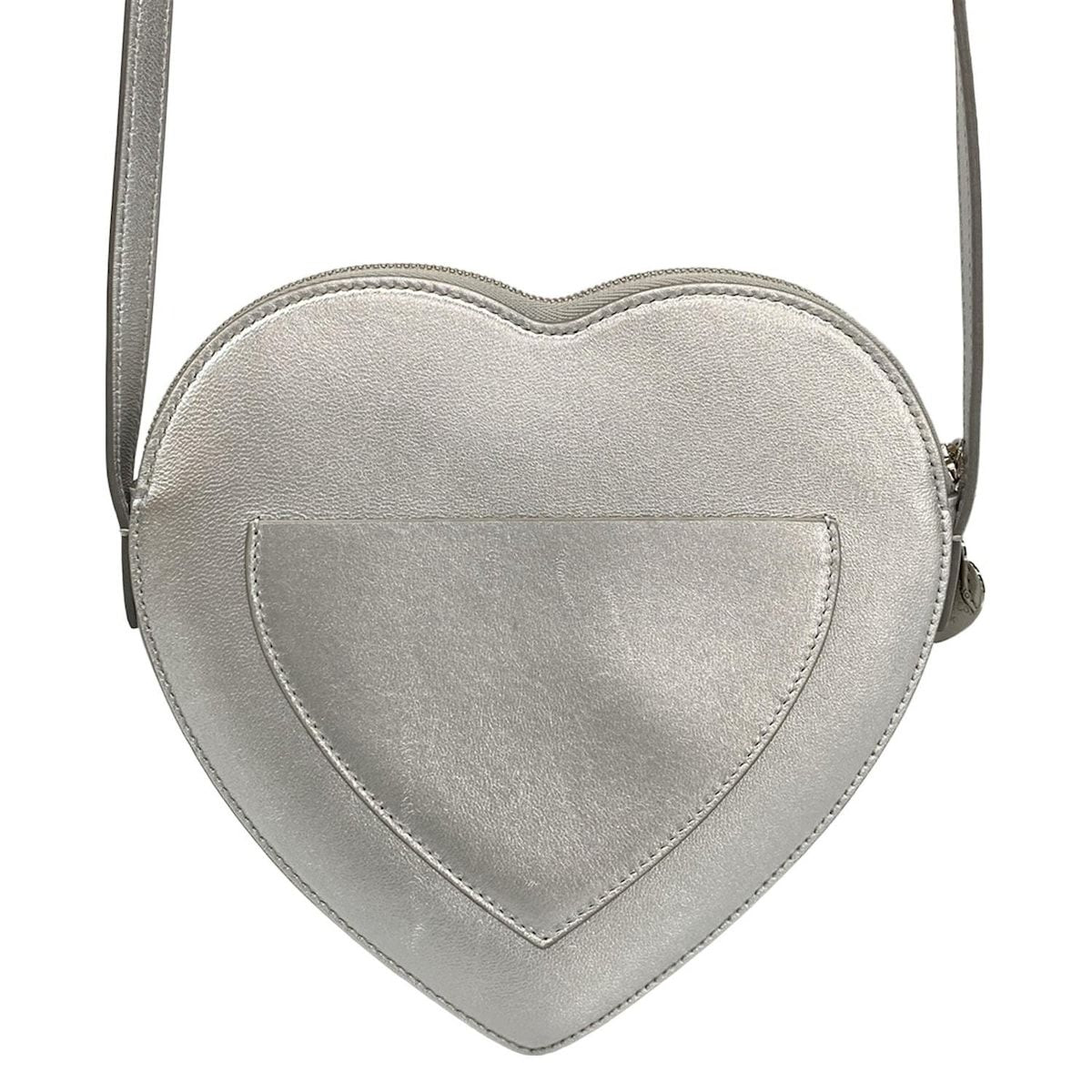 Tiffany & Co Shoulder Bag Padded Crossbody Silver Quilted Leather — view 3