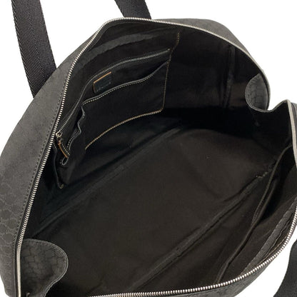 Celine Boston Bag Macadam Pattern Black Leather — view 7