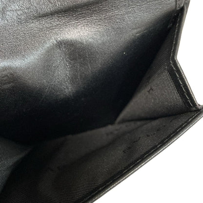 Bvlgari Bifold Wallet Gray Black Leather — view 4