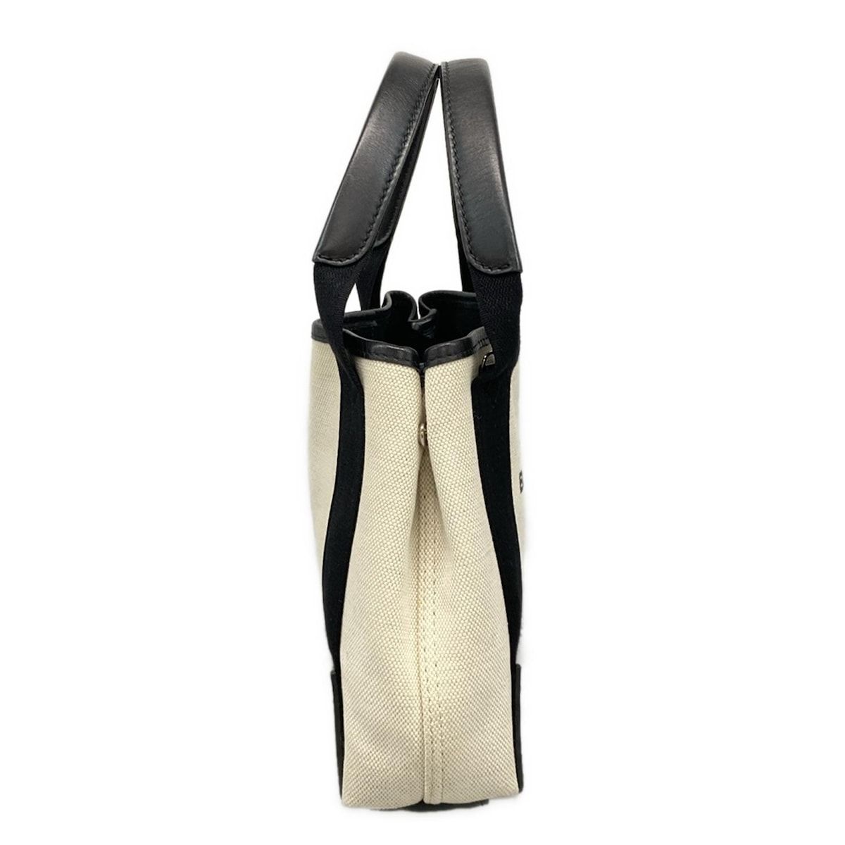 Balenciaga Tote Navy Cabas XS Ivory Black Leather — view 2