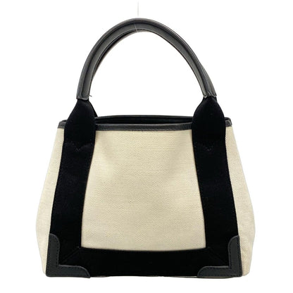 Balenciaga Tote Navy Cabas XS Ivory Black Leather — view 3