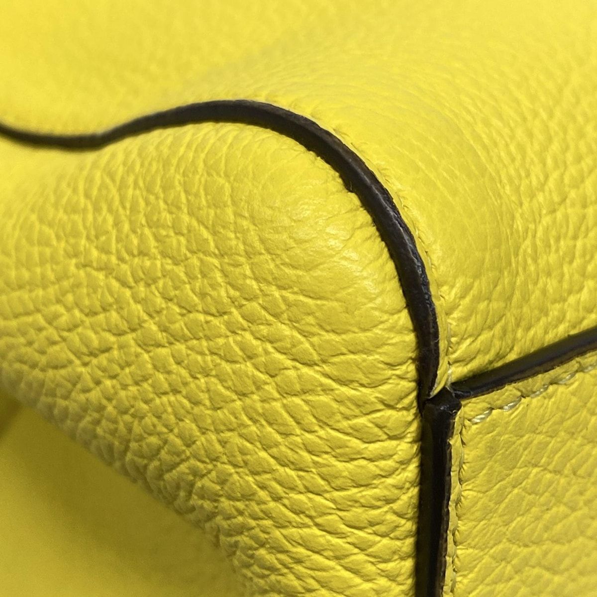 Fendi Shoulder Bag Origami Small Yellow Leather — view 6