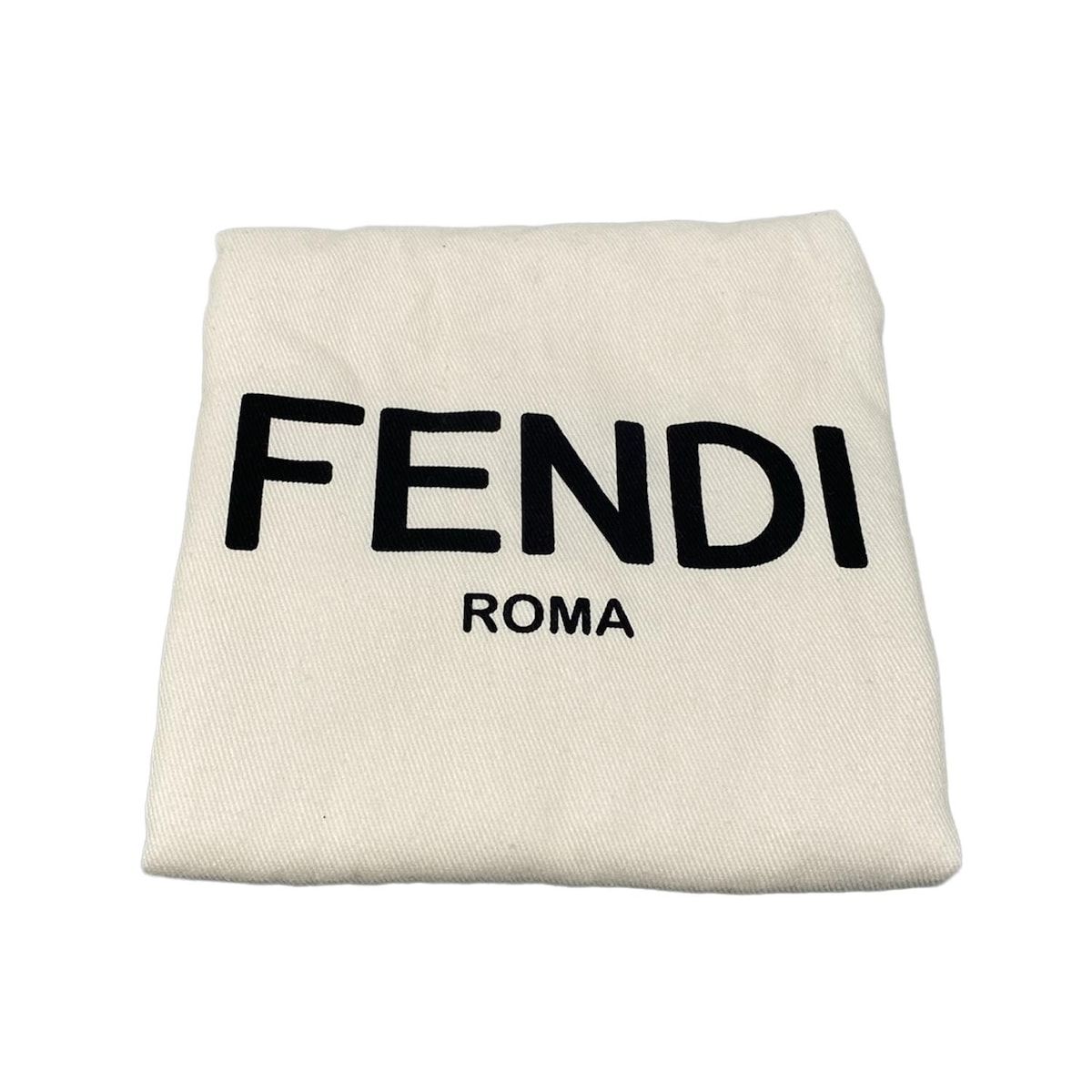 Fendi Shoulder Bag Origami Small Yellow Leather — view 8