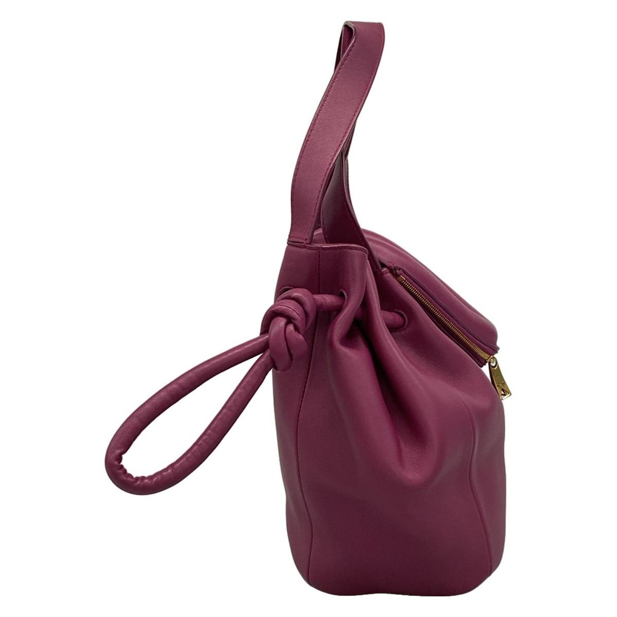 Bottega Veneta Shoulder Bag Beak Purple 2-Way Leather — view 2