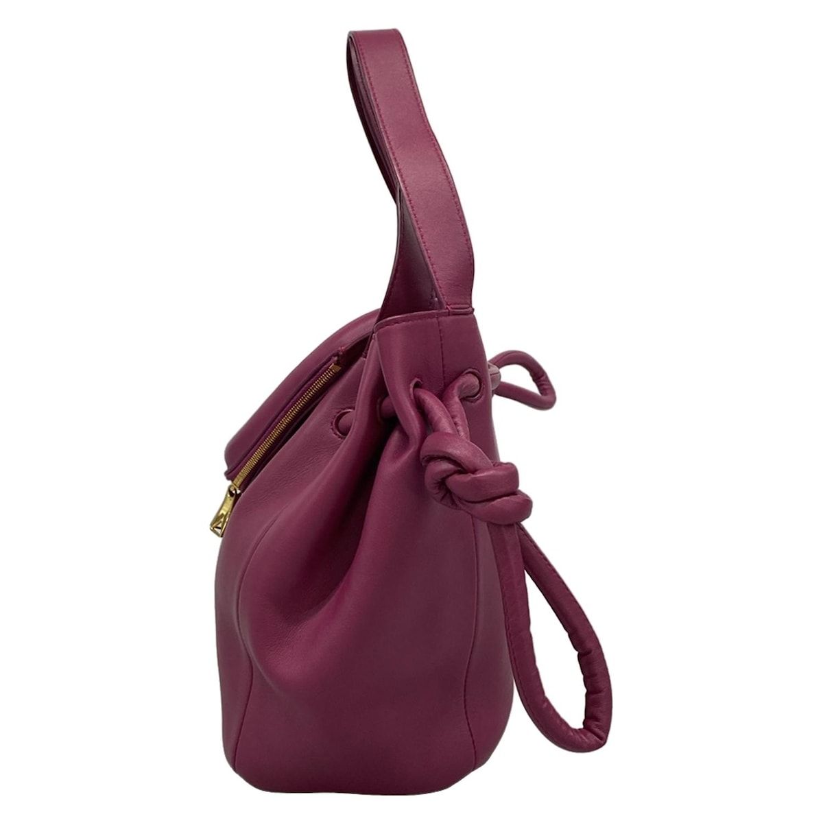 Bottega Veneta Shoulder Bag Beak Purple 2-Way Leather — view 4