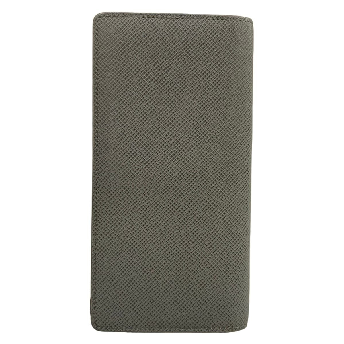 Louis Vuitton Wallet Taiga Portefeuille Brazza Glacier Leather — view 2