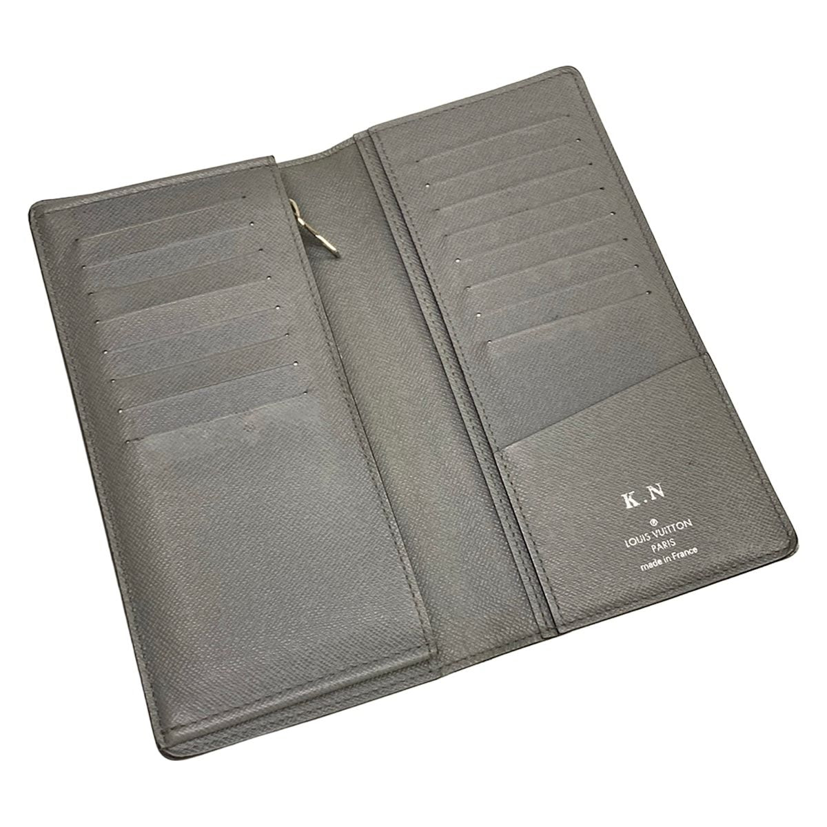 Louis Vuitton Wallet Taiga Portefeuille Brazza Glacier Leather — view 3