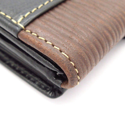 Loewe Bifold Wallet Velasquez Black Dark Brown Leather — view 7