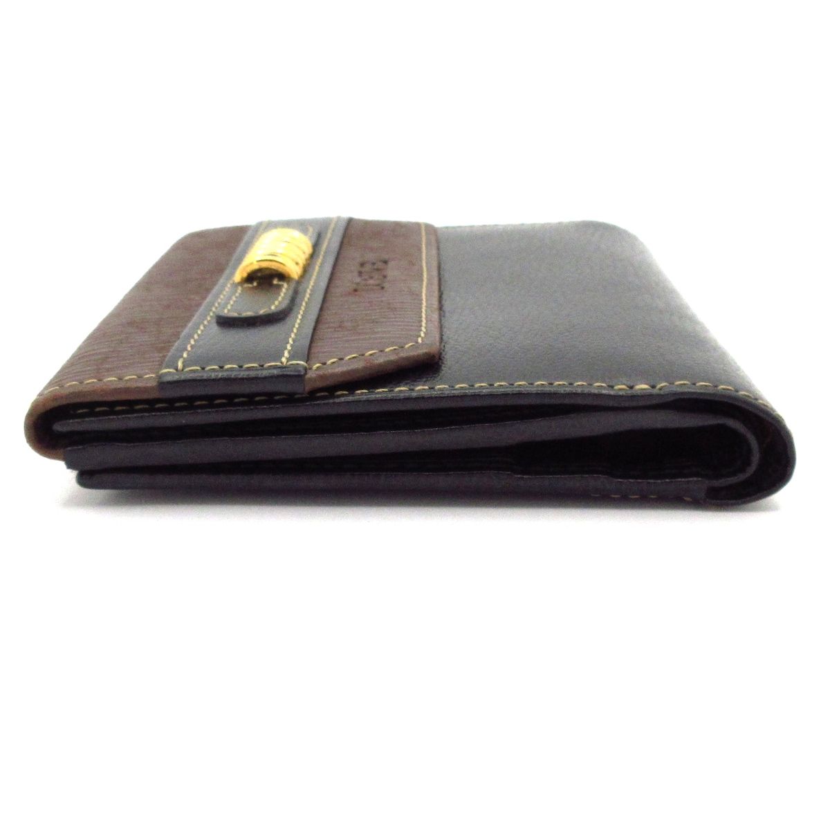 Loewe Bifold Wallet Velasquez Black Dark Brown Leather — view 9