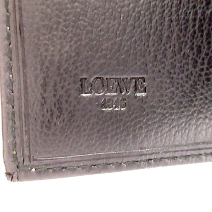 Loewe Bifold Wallet Velasquez Black Dark Brown Leather — view 5