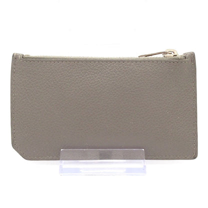 Saint Laurent Paris Card Case Gray Leather