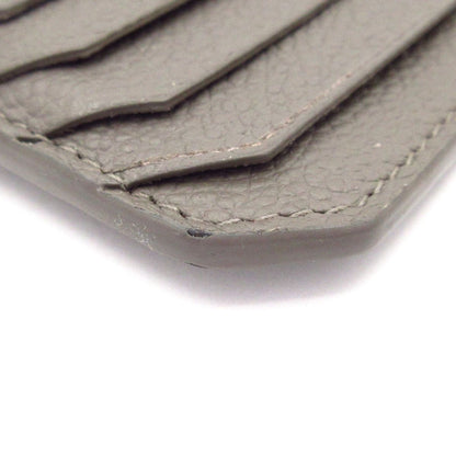 Saint Laurent Paris Card Case Gray Leather — view 6