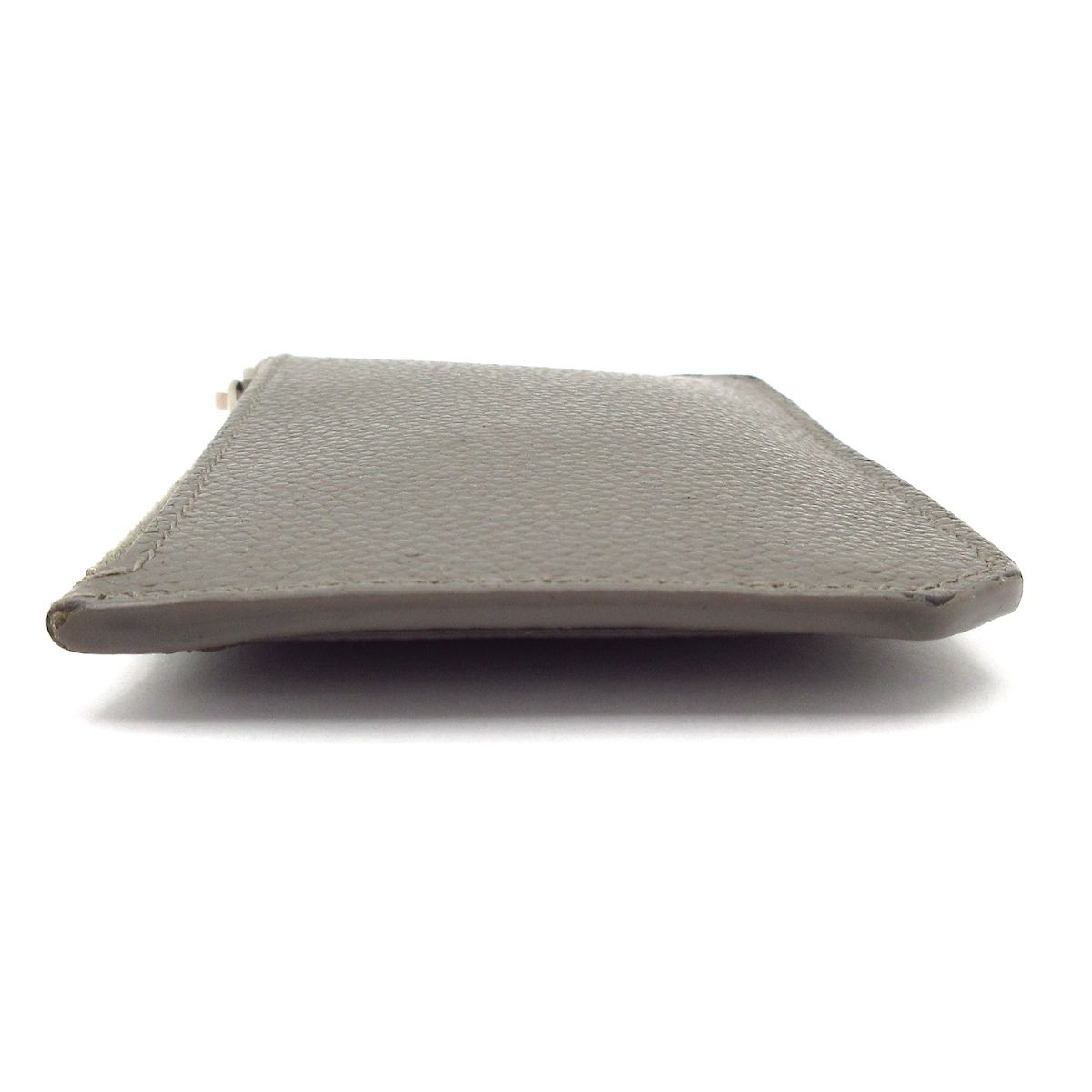 Saint Laurent Paris Card Case Gray Leather — view 7