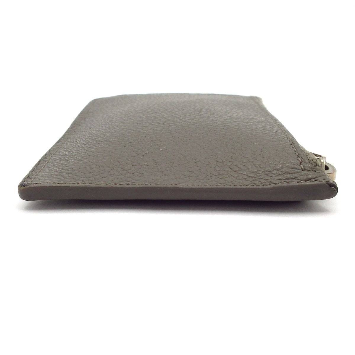 Saint Laurent Paris Card Case Gray Leather — view 8