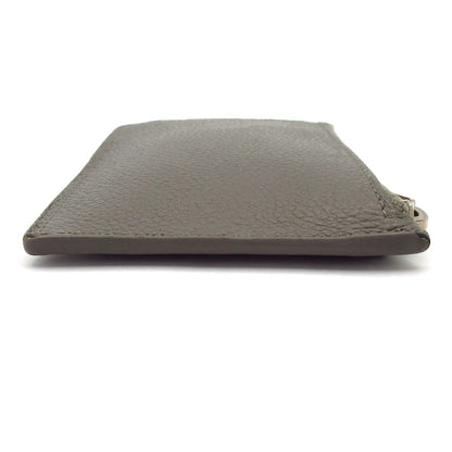 Saint Laurent Paris Card Case Gray Leather — view 8