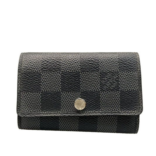 Louis Vuitton Key Case Damier Graphite Multicles 6 Key Holder