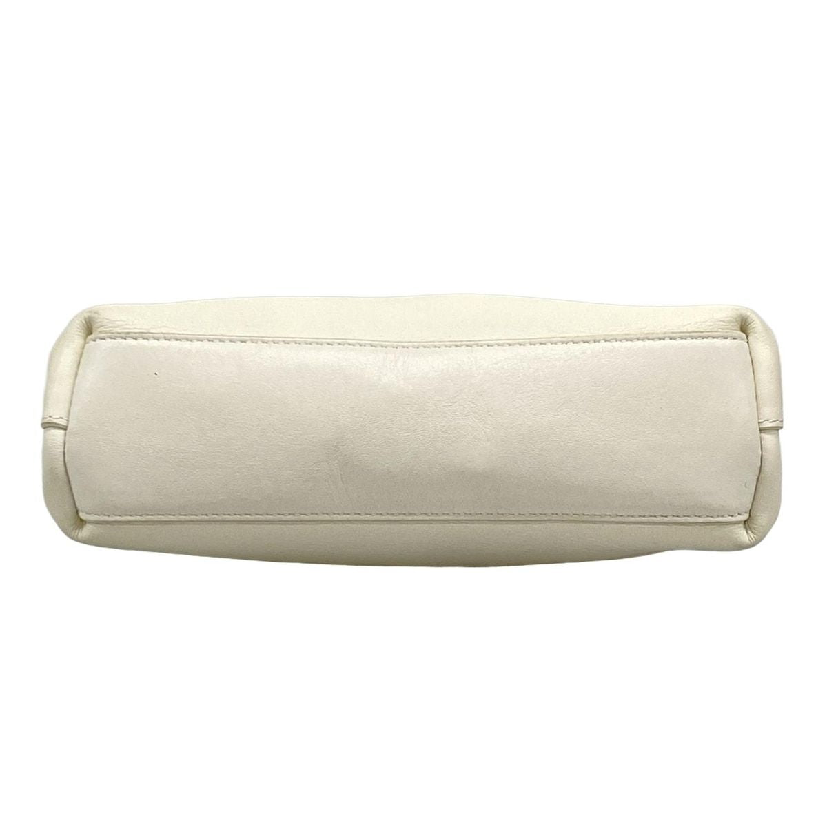 Bottega Veneta Shoulder Bag Small Point Ivory 2-Way Leather — view 5