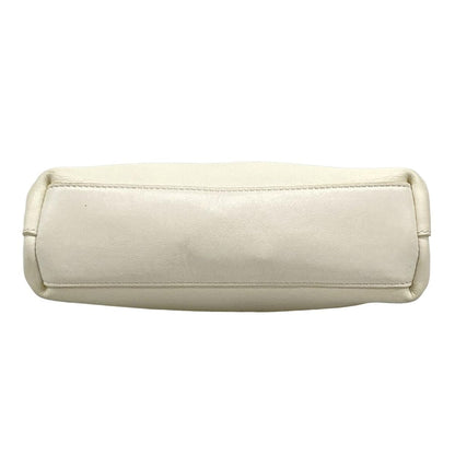 Bottega Veneta Shoulder Bag Small Point Ivory 2-Way Leather — view 5