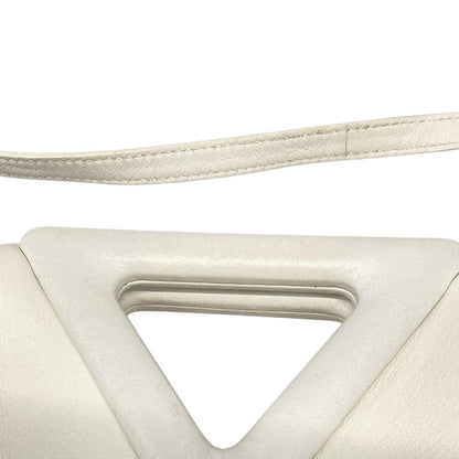 Bottega Veneta Shoulder Bag Small Point Ivory 2-Way Leather — view 9