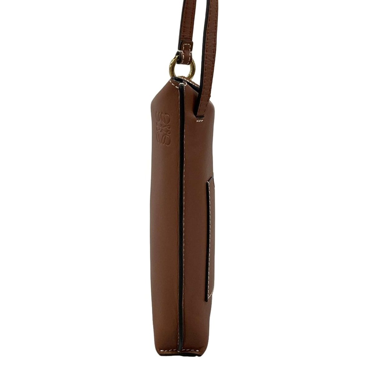 Loewe Shoulder Bag Gate Pocket Brown Leather — view 4