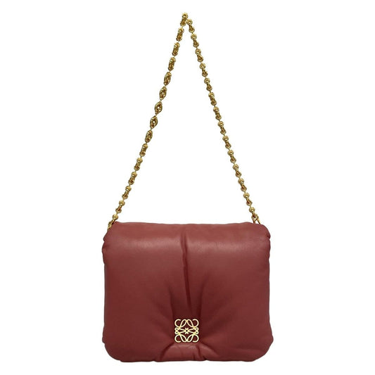 Loewe Shoulder Bag Puffer Goya Pink Chain